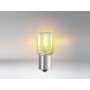 Комплект 2 броя LED лампи Osram тип P21W жълти, 12V, 2W, BA15s - 2